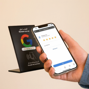 ستاند تقييم قوقل ماب  بخاصية NFC